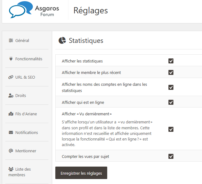 Statistiques