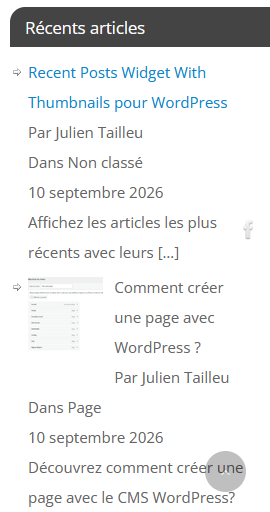 Recent Posts Widget With Thumbnails pour WordPress 2026-09-10_02h21_03